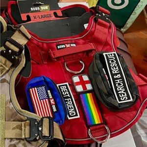 BRAND NEW BOSS DOG TACTICAL DOG HARNESSES, size XL